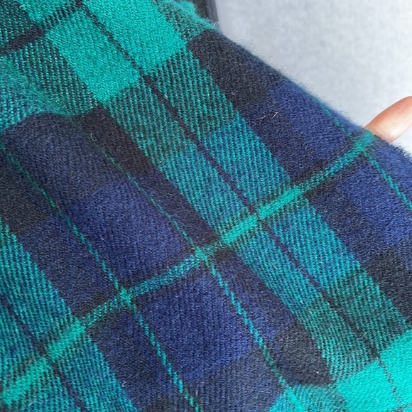 Vintage Christian Dior Green Blue Italy Scarf - Picture 5 of 8